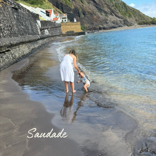 Saudade meaning. Portuguese Gifts. Praia do Porto Pim, Faial, Açores