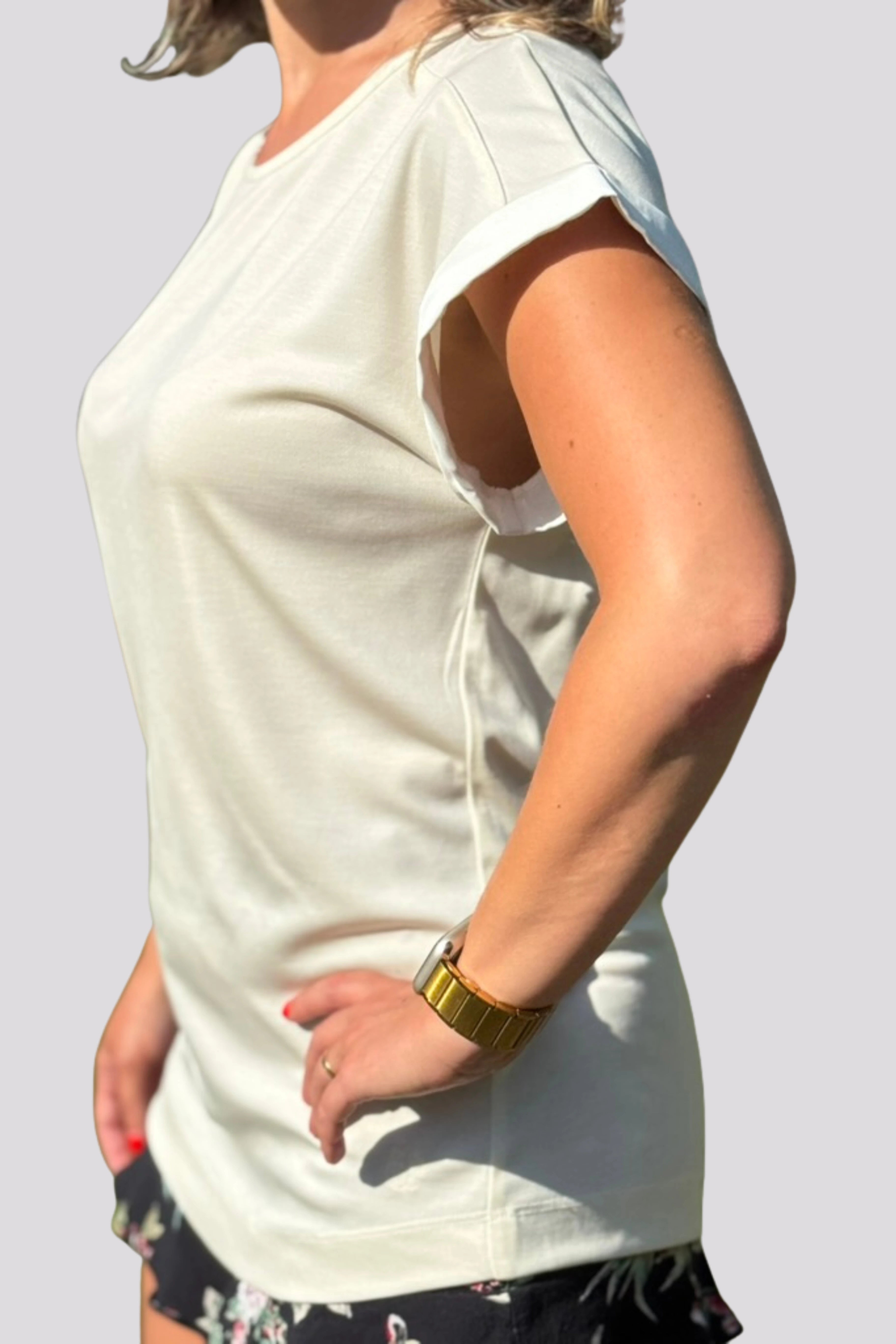 Millie Classic T-shirt - Vaporous Grey